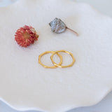 Thin Bamboo Stainless Steel Ring