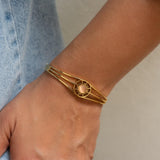 Gold Sunstone Bracelet