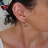 Classic Stainless Steel Hoop Earrings