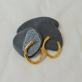 Gold Bold Hoop Earrings
