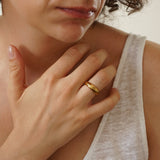 Gold Dome Ring