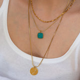Gold Zodiac Sign Pendant Necklace
