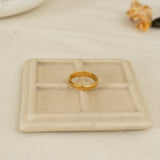 Gold Satin Ring