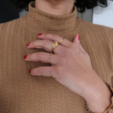 Rainbow Zircon Ring