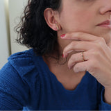 Rainbow Zircon Ring