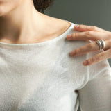 Silver Soft Curve Ring