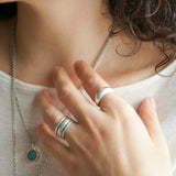 Silver Soft Curve Ring