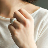 Silver Soft Curve Ring