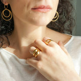 Gold Soft Curve Ring
