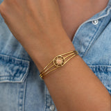 Gold Sunstone Bracelet