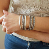 Silver Signet Cuff - Elegant Sterling Silver Cuff Bracelet
