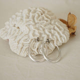 Silver Bold Hoop Earrings