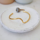 Gold Wave Cuff