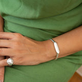 Silver Signet Bold Cuff