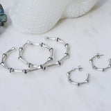 Silver Bamboo Cuff