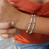 Silver Bamboo Cuff