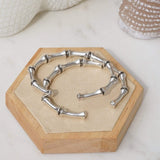 Silver Bamboo Cuff