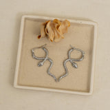 Long Snake Hoop Earrings