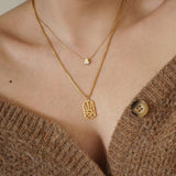Gold Spiritual Sun necklace