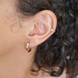 Classic Silver Medium Hoop Earrings
