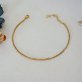Gold Cobra Chain Anklet