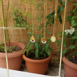 Gold Dainty Evil Eye Protection Pendant Necklace