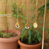 Gold Dainty Evil Eye Protection Pendant Necklace