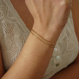 Gold Snake Cobra Chain Bracelet