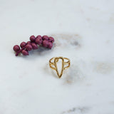 Gold Triangle Ethnic Ring