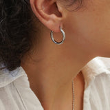 Classic Stainless Steel Hoop Earrings