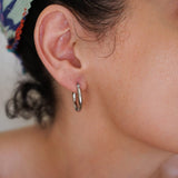Classic Stainless Steel Hoop Earrings