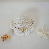 Gold Double Strand Starfish Anklet
