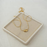 Gold Bold Drop Necklace