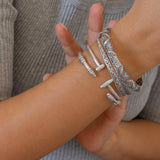 Silver Cuff with Bars