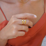 Gold Lines Ring