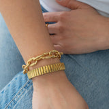 Gold Wristband Bracelet