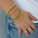 Gold Wristband Bracelet