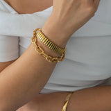 Gold Wristband Bracelet