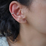 Single Silver Ear Cuff