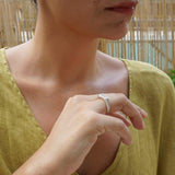 Silver Soft Asymmetric Bold Ring