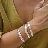 Silver Bold Irregular Shape Cuff