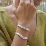 Silver Bold Irregular Shape Cuff