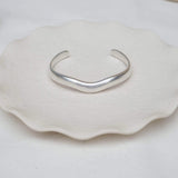 Silver Bold Irregular Shape Cuff
