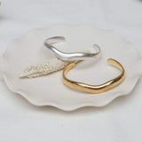 Silver Bold Irregular Shape Cuff