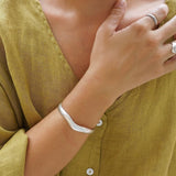Silver Bold Irregular Shape Cuff