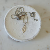 Silver Spiritual Evil Eye Celestial Cosmic Pendant Necklace