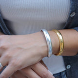 Silver Bold Cuff Bracelet