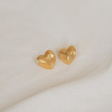 Medium GOLD HEART earrings