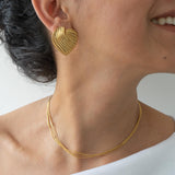 Gold Snake Multi Strand Necklace