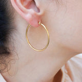 Classic Gold Hoop Earrings